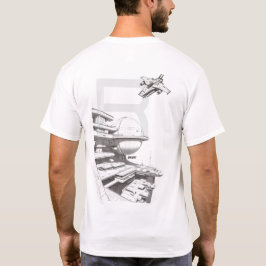 Sci-Fi-T - Shirt durch das Universum 02 C zurück