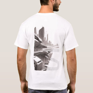 Sci-Fi-T - Shirt durch das Universum 02 H zurück