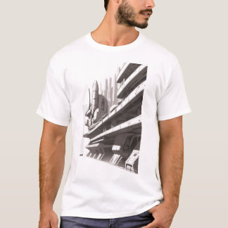 Sci-Fi-T - Shirt durch das Universum 03 F, Front