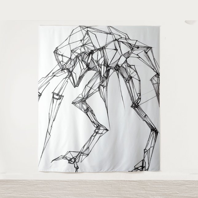 Sci-Fi Tapestry Wandteppich (Vorderseite)