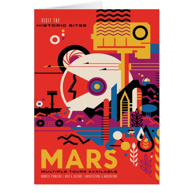 Sci-Fi Travel Ad, Mars (Vorne)