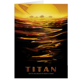Sci-Fi Travel Ad, Moon Titan