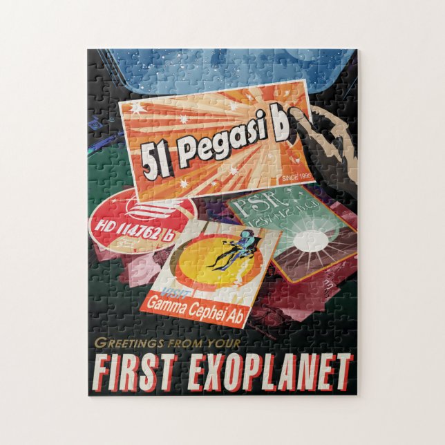 Sci-Fi Travel Ad, Planet 51 Pegasi b (Vertikal)