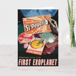 Sci-Fi Travel Ad, Planet 51 Pegasi b Karte