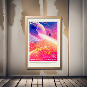 Sci-Fi Travel Ad, Planet 55 Cancri e Fotodruck