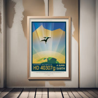 Sci-Fi Travel Ad, Planet HD 40307g