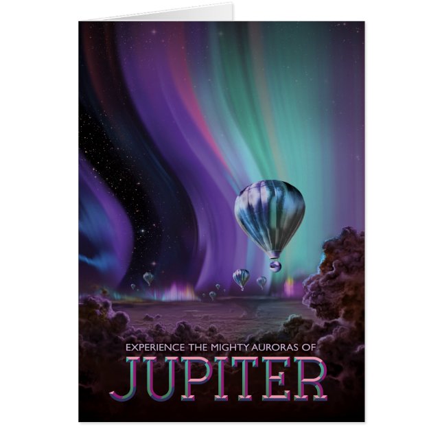 Sci-Fi Travel Ad, Planet Jupiter (Vorne)