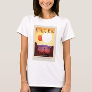 Sci-Fi Travel Ad, Planet Kepler-16b T-Shirt