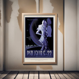 Sci-Fi Travel Ad, Planet PSO J318.5-22 Fotodruck
