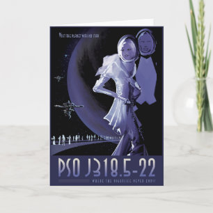 Sci-Fi Travel Ad, Planet PSO J318.5-22 Karte
