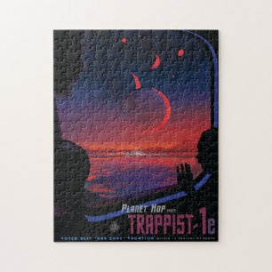 Sci-Fi Travel Ad, Planet Trapist-1e