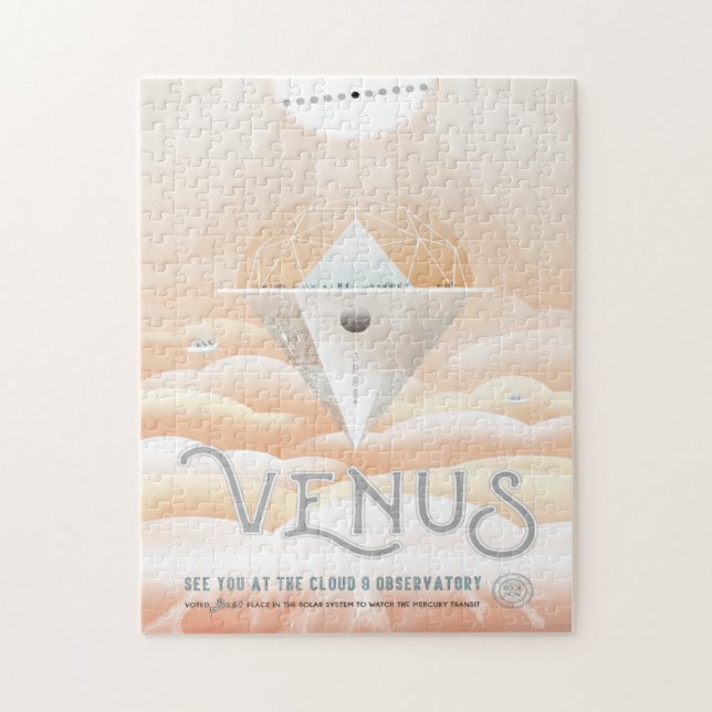 Sci-Fi Travel Ad, Planet Venus (Vertikal)