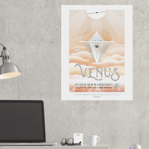 Sci-Fi Travel Ad, Planet Venus Foliendrucke