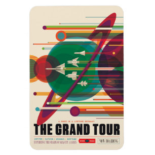 Sci-Fi Travel Ad, The Grand Tour Magnet