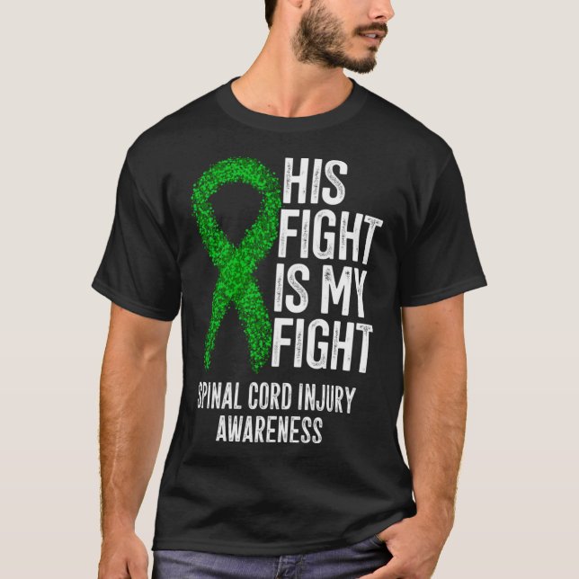 SCI Sein Kampf ist mein Wissen über die Verletzung T-Shirt (Vorderseite)