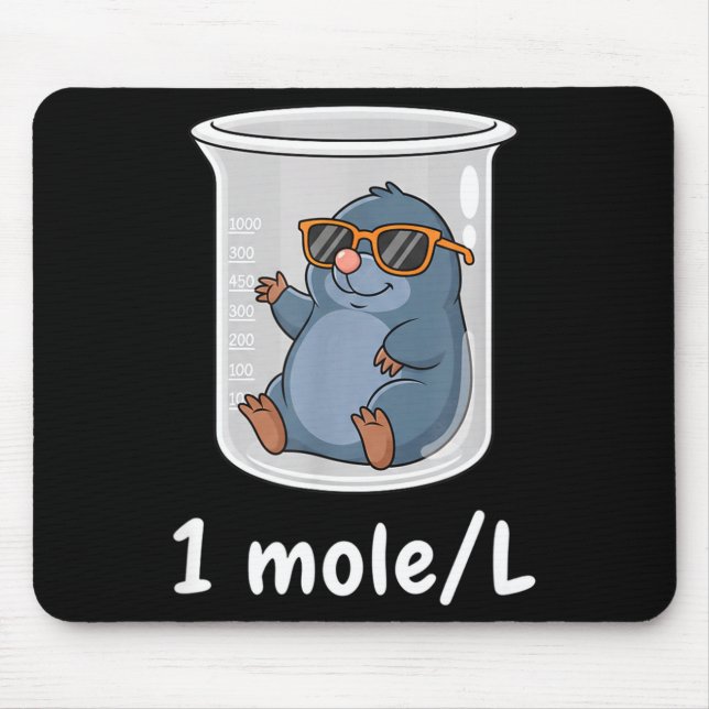 Science &amp; Technology Funny Chemistry 1 Mole L  Mousepad (Vorne)