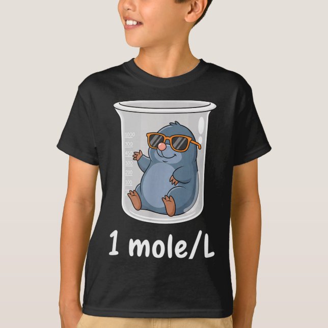 Science &amp; Technology Funny Chemistry 1 Mole L  T-Shirt (Vorderseite)