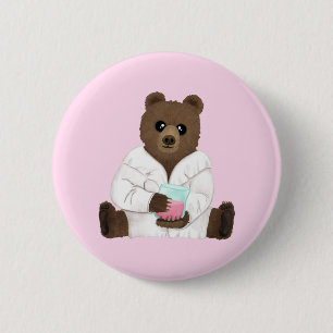 Science Bear Abzeichen Button