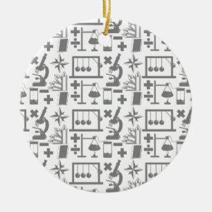 Science Biology Physics Geography Math Pattern Keramikornament