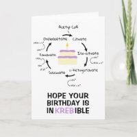 Science Birthday Krebs Zyklusbiologie Lehrer