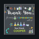 Science Birthday Party Boy Danke Geschenkanhänger<br><div class="desc">Personalisieren Sie dieses phantastische Party Wissenschaft danken Ihnen Tags mit Ihren Daten einfach und schnell,  einfach drücken Sie die Schaltfläche Anpassen Sie es,  um den Stil und die Platzierung des Textes weiter zu ordnen und formatieren. Matching-Elemente im Speicher verfügbar.</div>