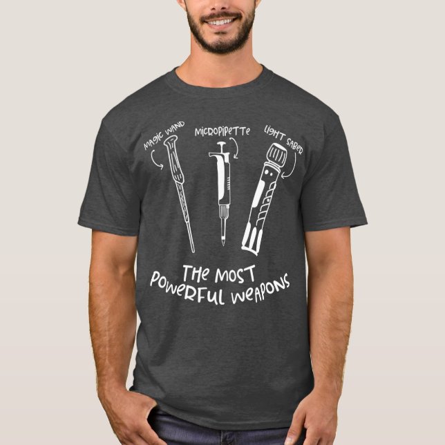 Science Chemie Biochemie Pipette Meme T-Shirt (Vorderseite)