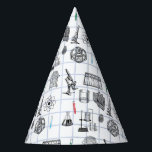 Science Chemistry Scientistry Pattern Partyhütchen<br><div class="desc">Ein wissenschaftlich thematisiertes chemisches Muster,  das für alle geeignet ist,  die Lieben in Naturwissenschaften,  Chemie,  Biologie usw. haben. Ein ideales Geschenk für Wissenschaftler,  egal in welchem Alter.</div>