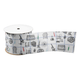 Science Chemistry Scientistry Pattern Satinband