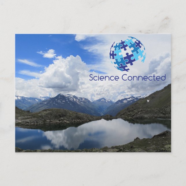 Science Connected Postcard #1 Postkarte (Vorderseite)