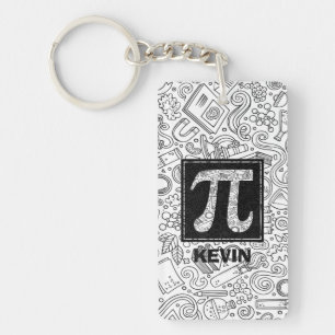 Science Custom Monogram - Pi-Symbol Schlüsselanhänger
