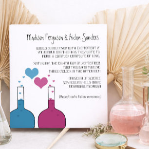 Science de l'amour Mariage Invitation