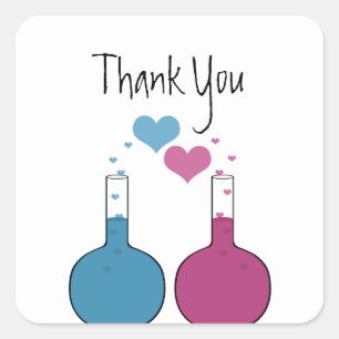 Science de l'amour Stickers Merci
