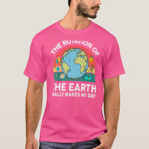 Science Earth Rotation macht den STEM Space Tee me