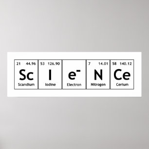 ScIeNCe Éléments de tableau périodique Mot Chimie