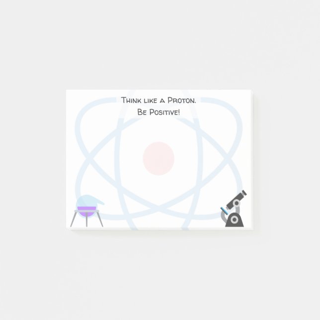 Science Emojis | Benutzerdefinierter Text Post-it Klebezettel (Vorderseite)
