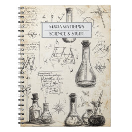 Science et Stuart personnalisé Carnet photo spiral