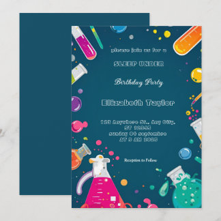 Science Experiment Party Invitation – Fun Lab  Einladung