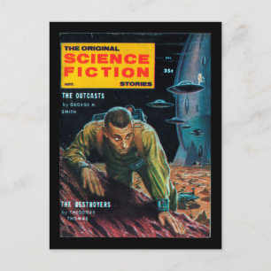 Science Fiction - 1958.09_Pulp Art Postkarte