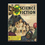 Science Fiction 1 Postkarte<br><div class="desc">Versenden Sie Postkartengrüße an Freunde auf diesem phantastischen, klassischen Pulp-Science Fiction-Bild aus den 1920er, 1930er, 1940er und 1950er Jahren!</div>