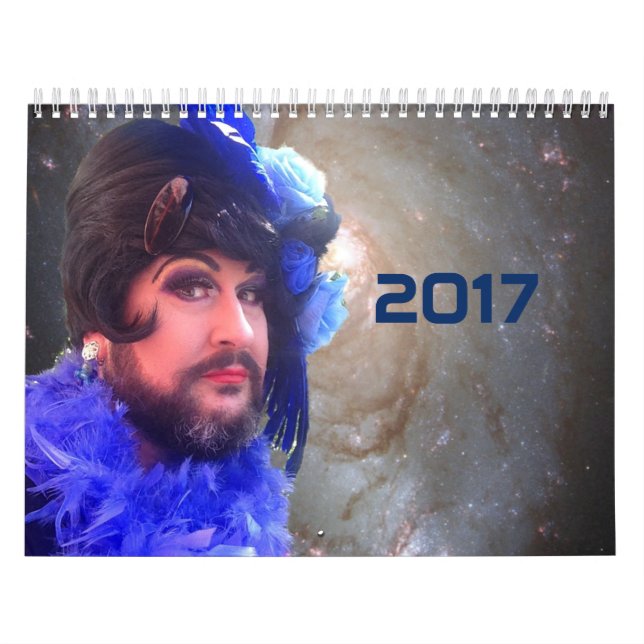 Science Fiction 2017: Non Binary Gay Drag Calendar Kalender (Titelbild)