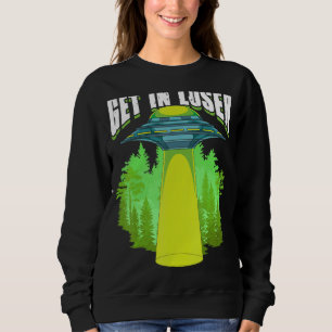 Science Fiction Alien Entführung Ufo Alien Sweatshirt