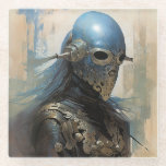 Science Fiction Alien Wear Helmet Mask Glasuntersetzer<br><div class="desc">Fantasy,  Sci-fi & Horror Art von The Lunarium.</div>