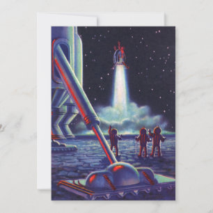 Science-Fiction-Aliens der alten Schule winken ein