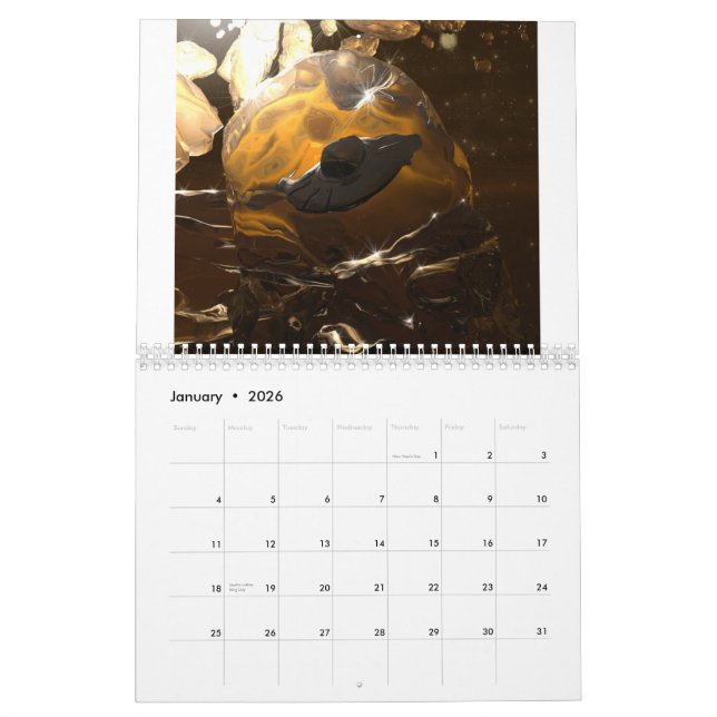 Science Fiction Art Kalender (Jan 2026)