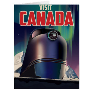 Science Fiction Besuchen Sie Kanada Reiseplakat
