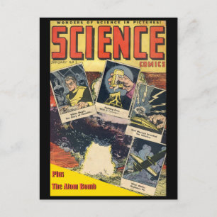 Science-Fiction-Comic: Science Comics 1 Postkarte