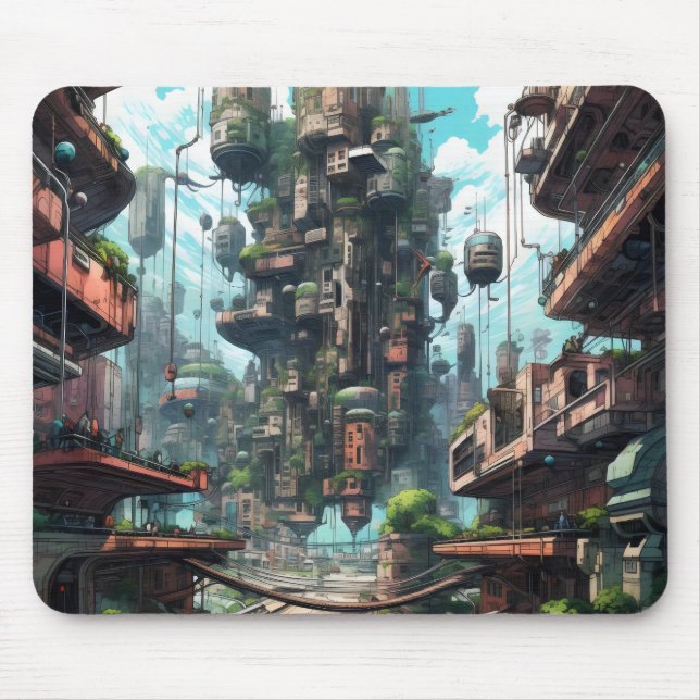 Science Fiction der Industriestadt Mousepad (Vorne)