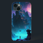 Science Fiction Futuristic City Case-Mate iPhone C Case-Mate iPhone Hülle<br><div class="desc">Fantasy Art Produkte von The Lunarium.</div>