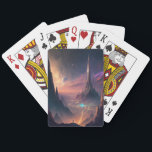 Science Fiction Futuristische Stadt Spielkarten<br><div class="desc">Fantasy Art Produkte von The Lunarium.</div>