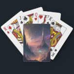 Science Fiction Futuristische Stadt Spielkarten<br><div class="desc">Fantasy Art Produkte von The Lunarium.</div>